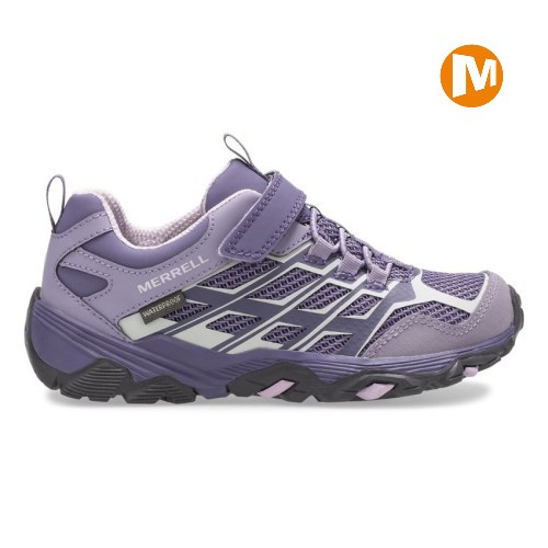 Merrell Moab FST Low A/C Waterproof Sneaker Kinder Lavendel [DE-XIGFO]